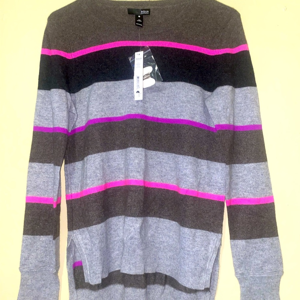 Aqua Cashmere Sweater